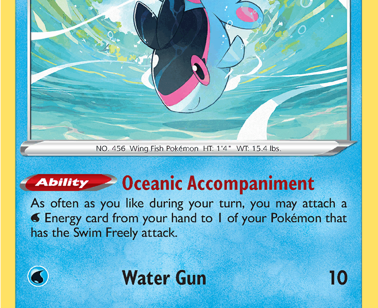 Finneon Pokemon Kaart