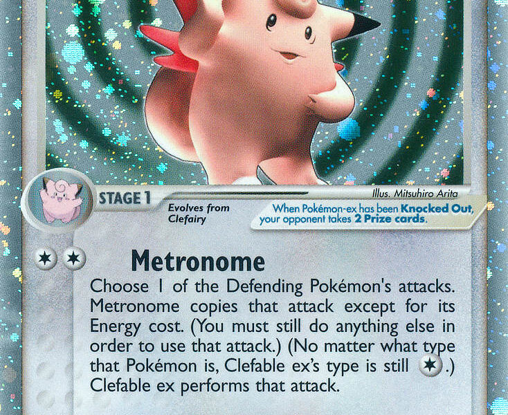 Clefable ex Pokemon Kaart