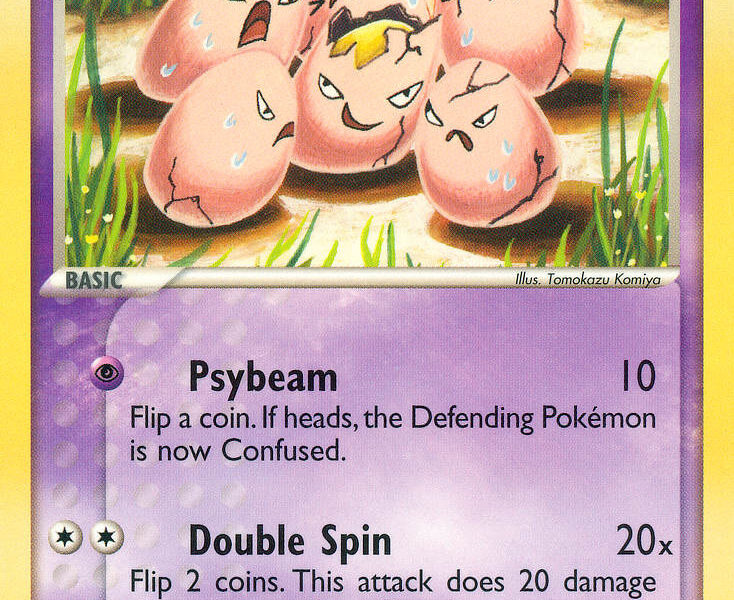 Exeggcute Pokemon Kaart