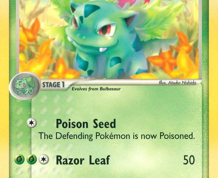 Ivysaur Pokemon Kaart