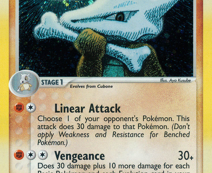 Marowak Pokemon Kaart