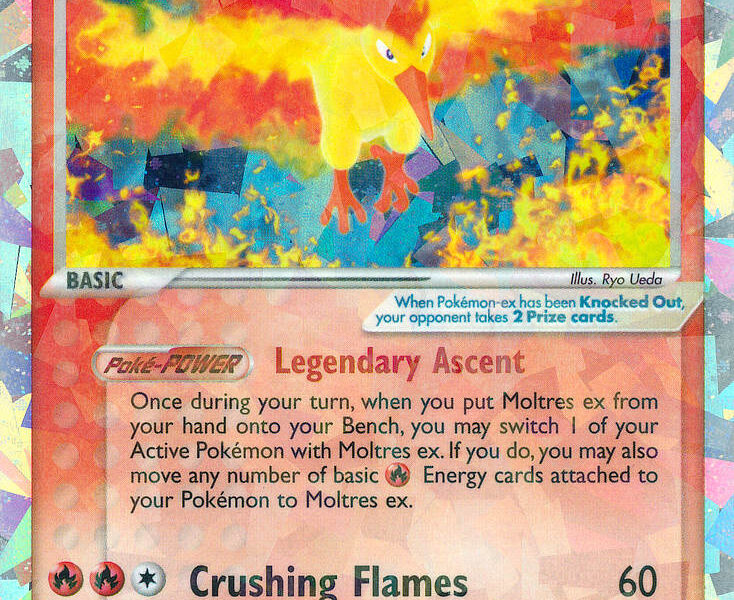 Moltres ex Pokemon Kaart
