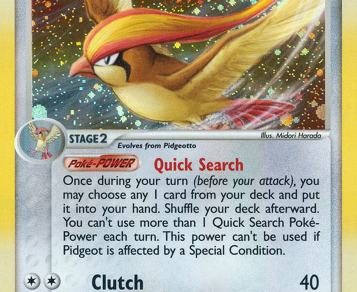 Pidgeot Pokemon Kaart