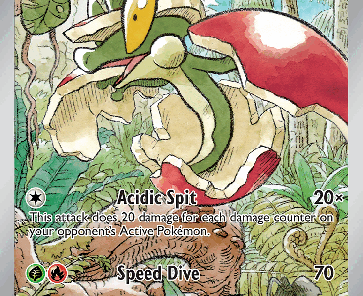 Flapple Pokemon Kaart