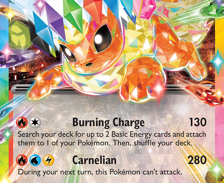 Flareon ex Pokemon Kaart