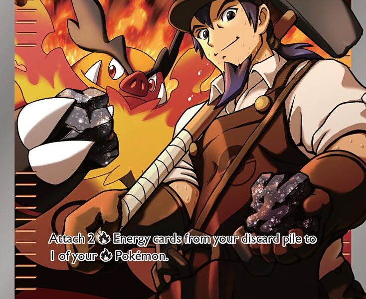 Blacksmith Pokemon Kaart