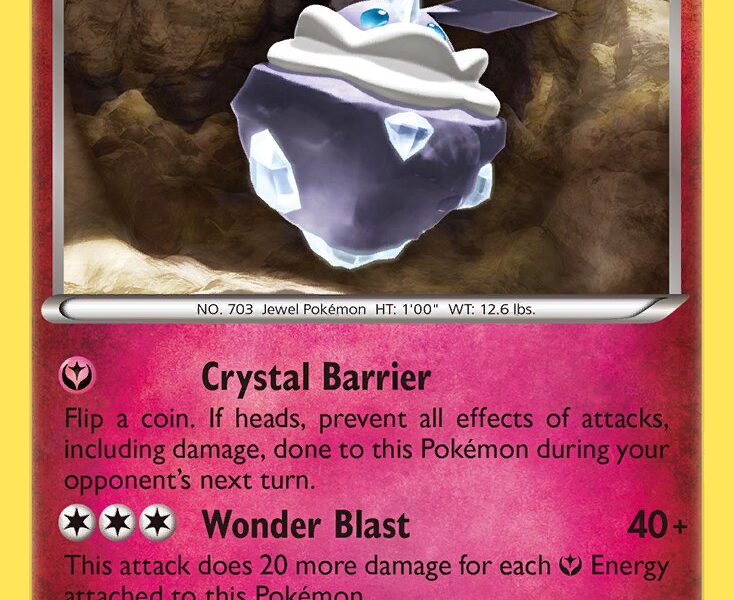 Carbink Pokemon Kaart
