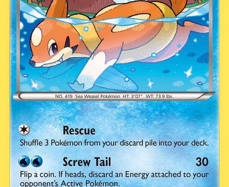 Floatzel Pokemon Kaart