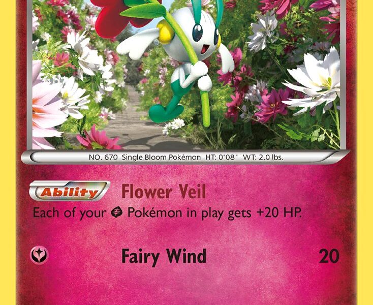 Floette Pokemon Kaart