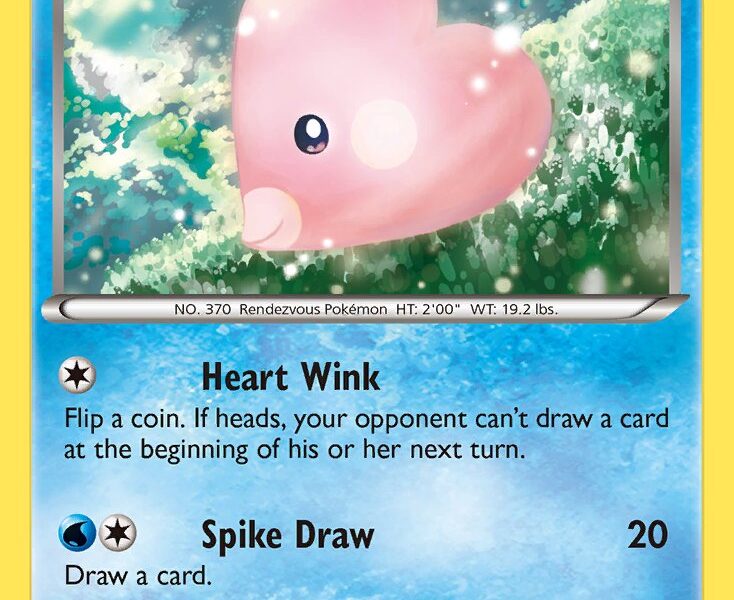 Luvdisc Pokemon Kaart