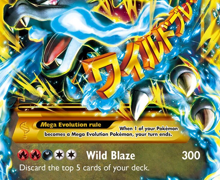 M Charizard-EX Pokemon Kaart