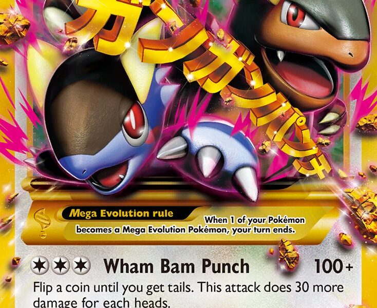 M Kangaskhan-EX Pokemon Kaart
