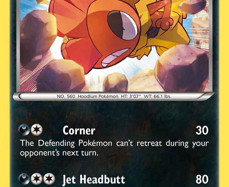 Scrafty Pokemon Kaart