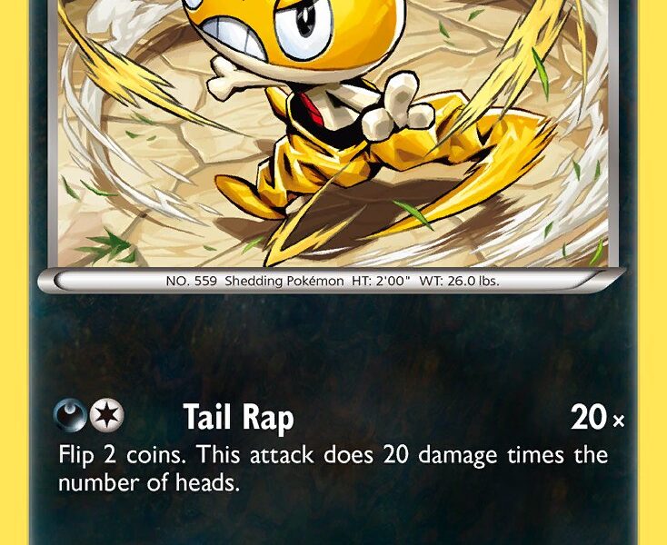 Scraggy Pokemon Kaart