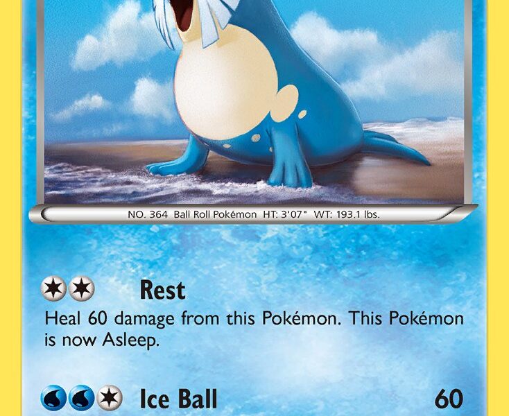 Sealeo Pokemon Kaart