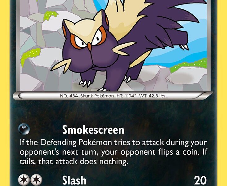 Stunky Pokemon Kaart