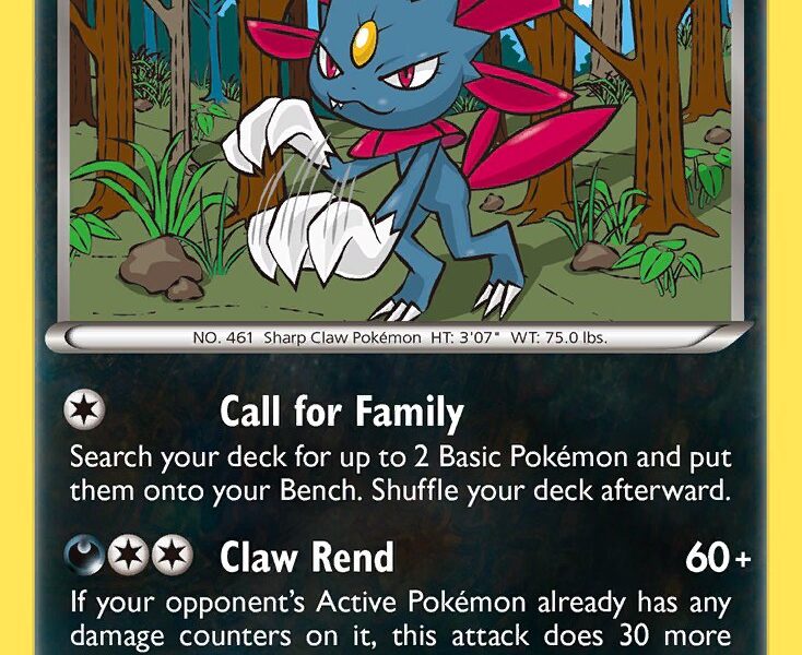 Weavile Pokemon Kaart