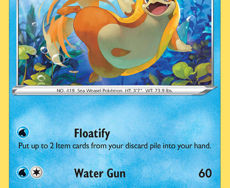 Floatzel Pokemon Kaart
