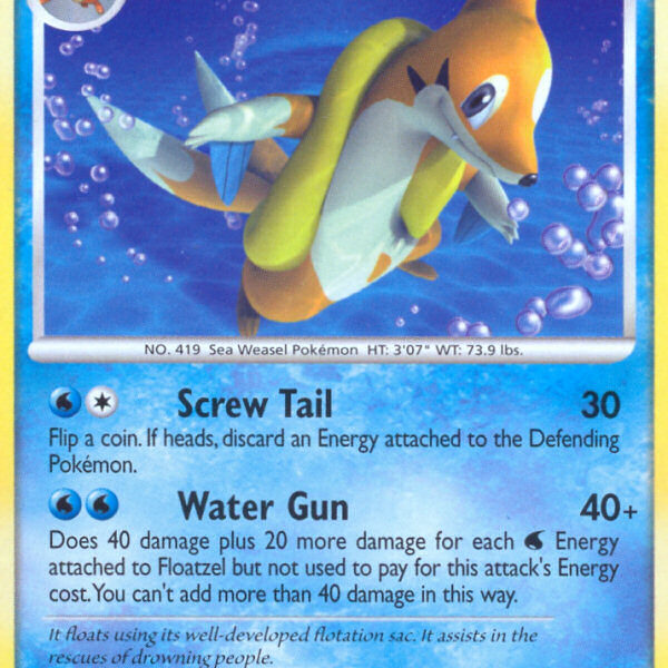 Floatzel Pokemon Kaart