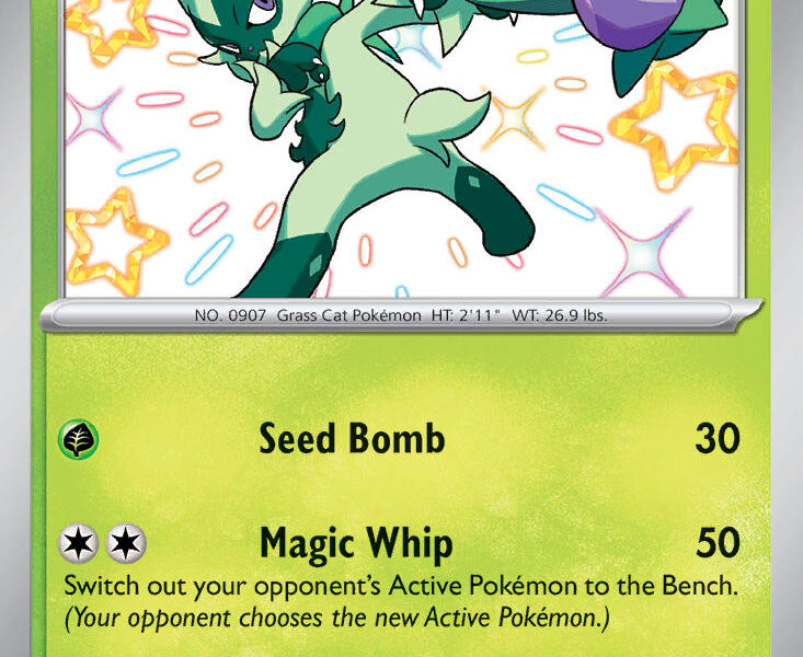 Floragato Pokemon Kaart