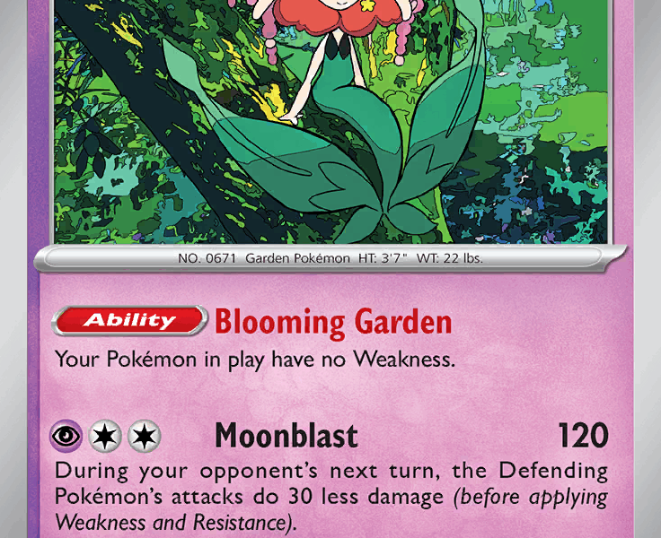 Florges Pokemon Kaart