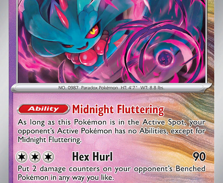 Flutter Mane Pokemon Kaart