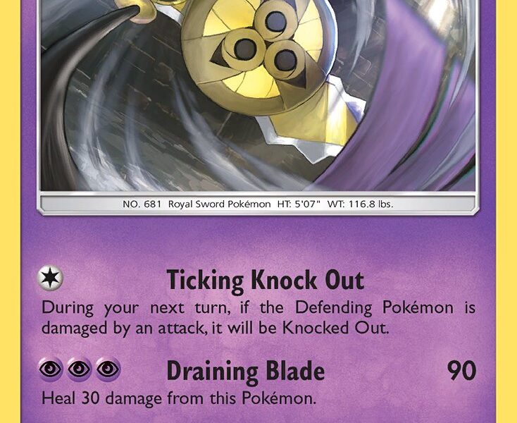 Aegislash Pokemon Kaart
