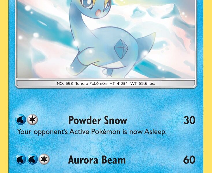 Amaura Pokemon Kaart