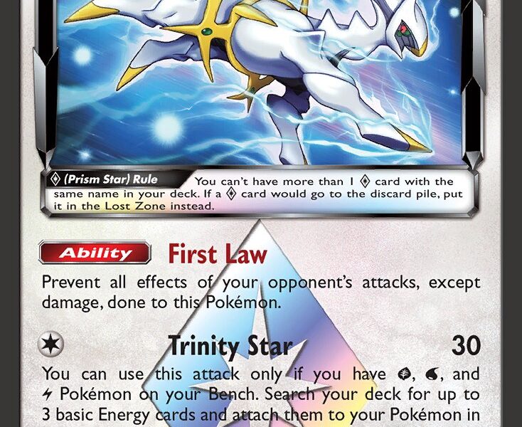 Arceus p Pokemon Kaart