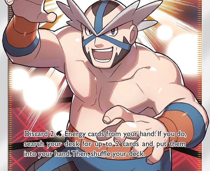 Crasher Wake Pokemon Kaart