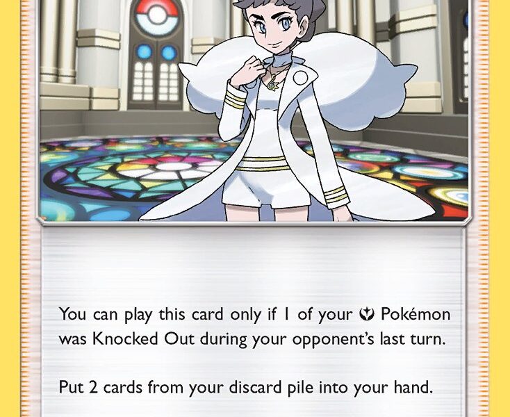 Diantha Pokemon Kaart