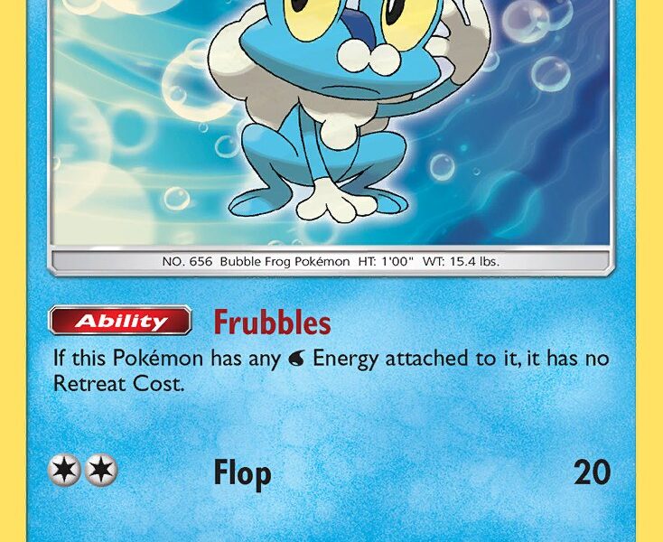 Froakie Pokemon Kaart
