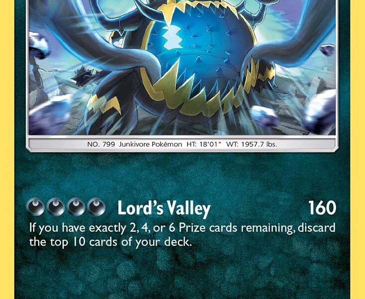 Guzzlord Pokemon Kaart