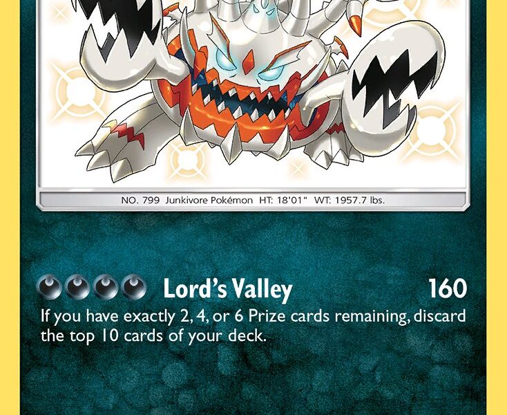 Guzzlord Pokemon Kaart