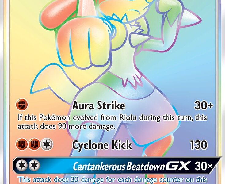 Lucario-GX Pokemon Kaart