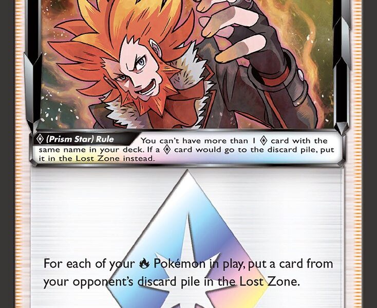 Lysandre p Pokemon Kaart