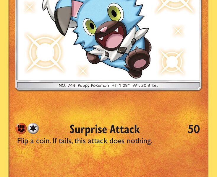 Rockruff Pokemon Kaart