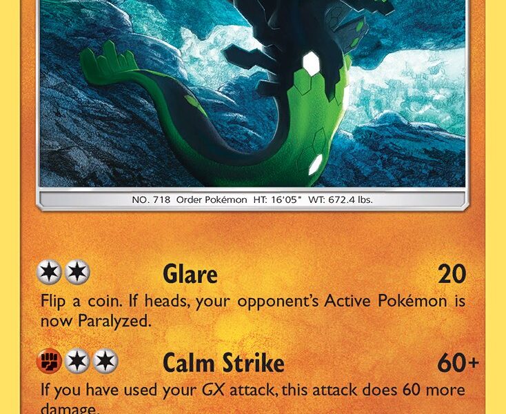 Zygarde Pokemon Kaart