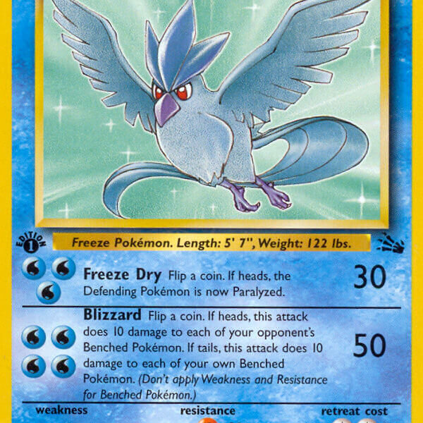 Articuno Pokemon Kaart
