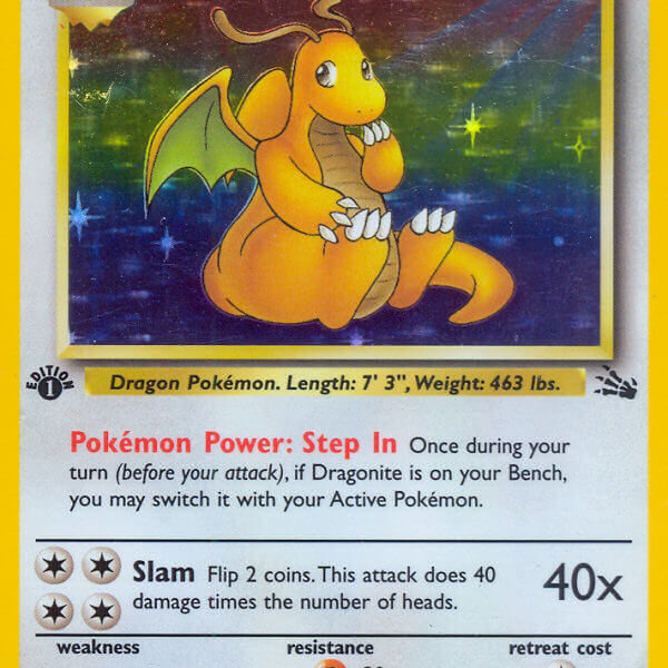 Dragonite Pokemon Kaart