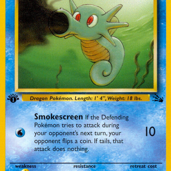 Horsea Pokemon Kaart