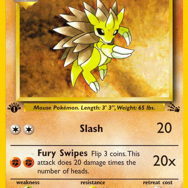 Sandslash Pokemon Kaart