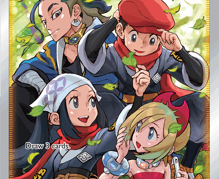 Friends in Hisui Pokemon Kaart