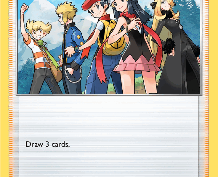 Friends in Sinnoh Pokemon Kaart