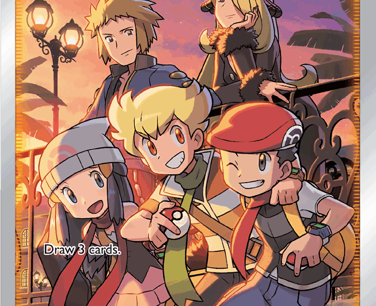 Friends in Sinnoh Pokemon Kaart