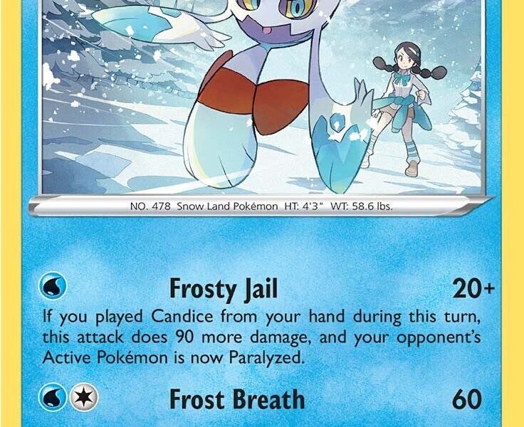 Froslass Pokemon Kaart