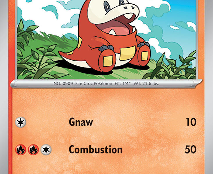 Fuecoco Pokemon Kaart