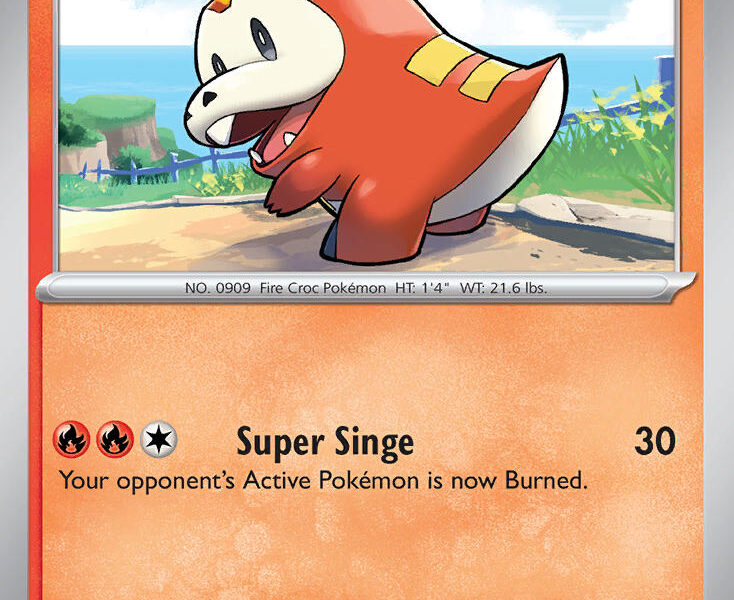 Fuecoco Pokemon Kaart