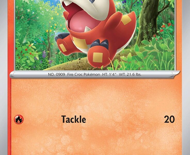 Fuecoco Pokemon Kaart