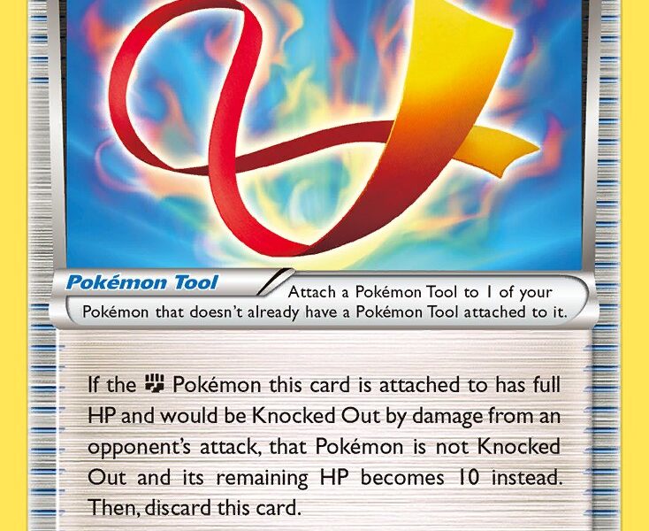 Focus Sash Pokemon Kaart